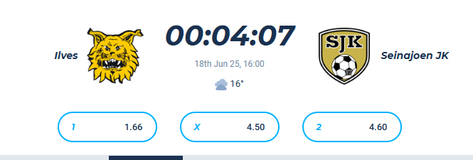 Over 4 @ 2,40