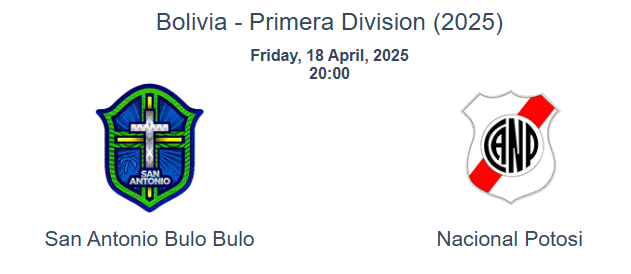 San Antonio Bulo Bulo - Nacional Potosi <br /><br />1&2+ @ 2.65