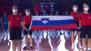 SHAME ON YOU POLAND! WRONG ANTHEM FOR SLOVENIA! EUROVOLLEY