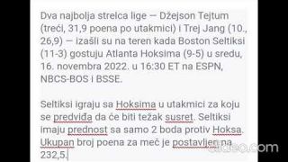 NBA! Atlanta-Boston! SIGURAN TIP ZA VECERAS! 17.11. HERKUL TIPOVI! KLADIONICA!