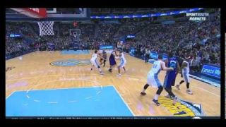 Gerald Henderson poster dunk on Jusuf Nurkic: Charlotte Hornets at Denver Nuggets