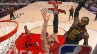 LeBron James' Thunderous Poster Jam From All Angles!